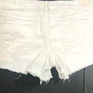 White Jean Shorts